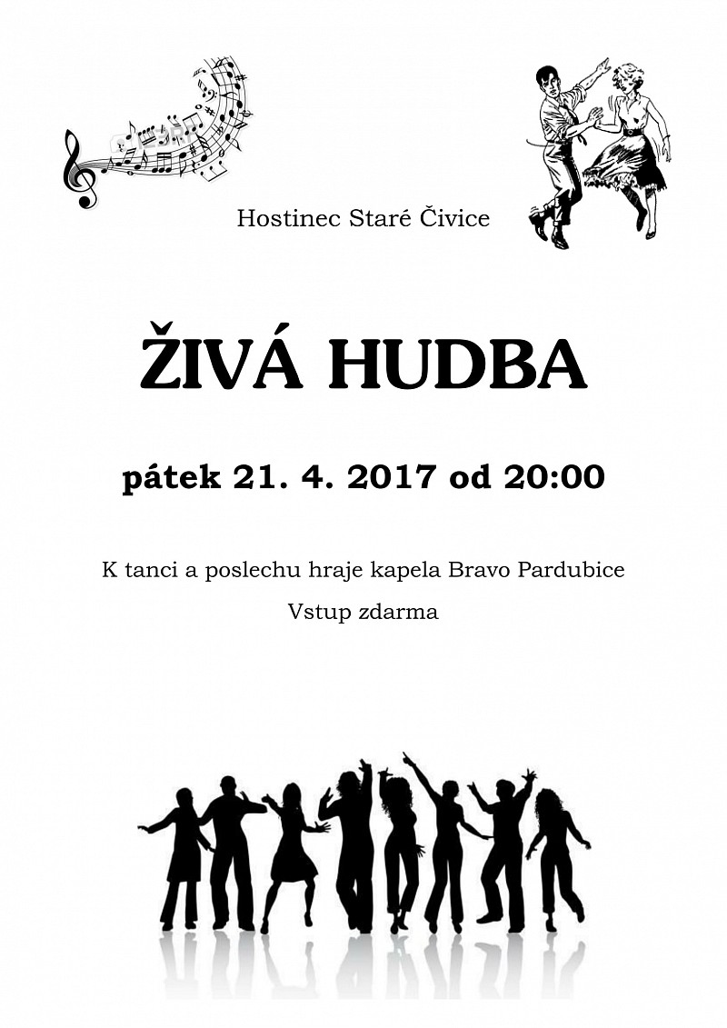 Živá hudba 21. 4. 2017